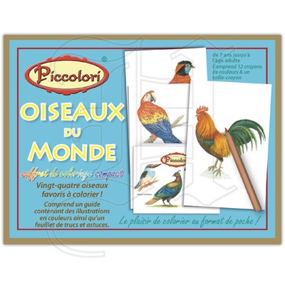 Schachtel von Piccolori Oiseaux du Monde