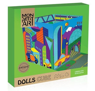 Dolls Cube Green City Schachtel