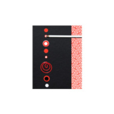 Notizbuch pois rouge pois blanc