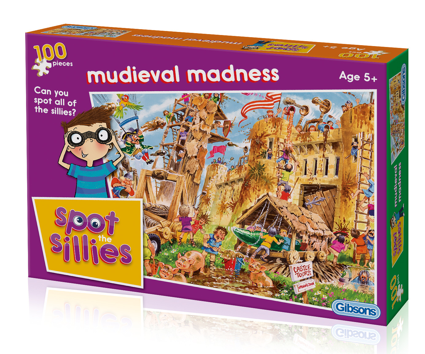 Mudievel Madness Puzzle Schachtel