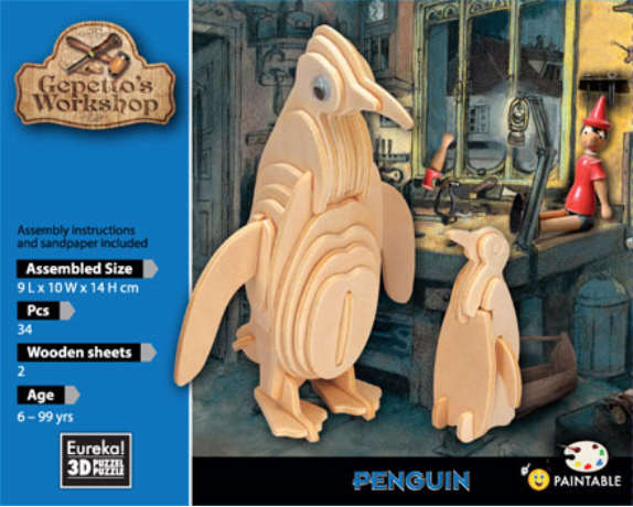 Gepetto's Pinguin - Holz Bausatz