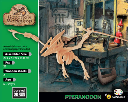 Verpackung von Gepettos Pteranodon