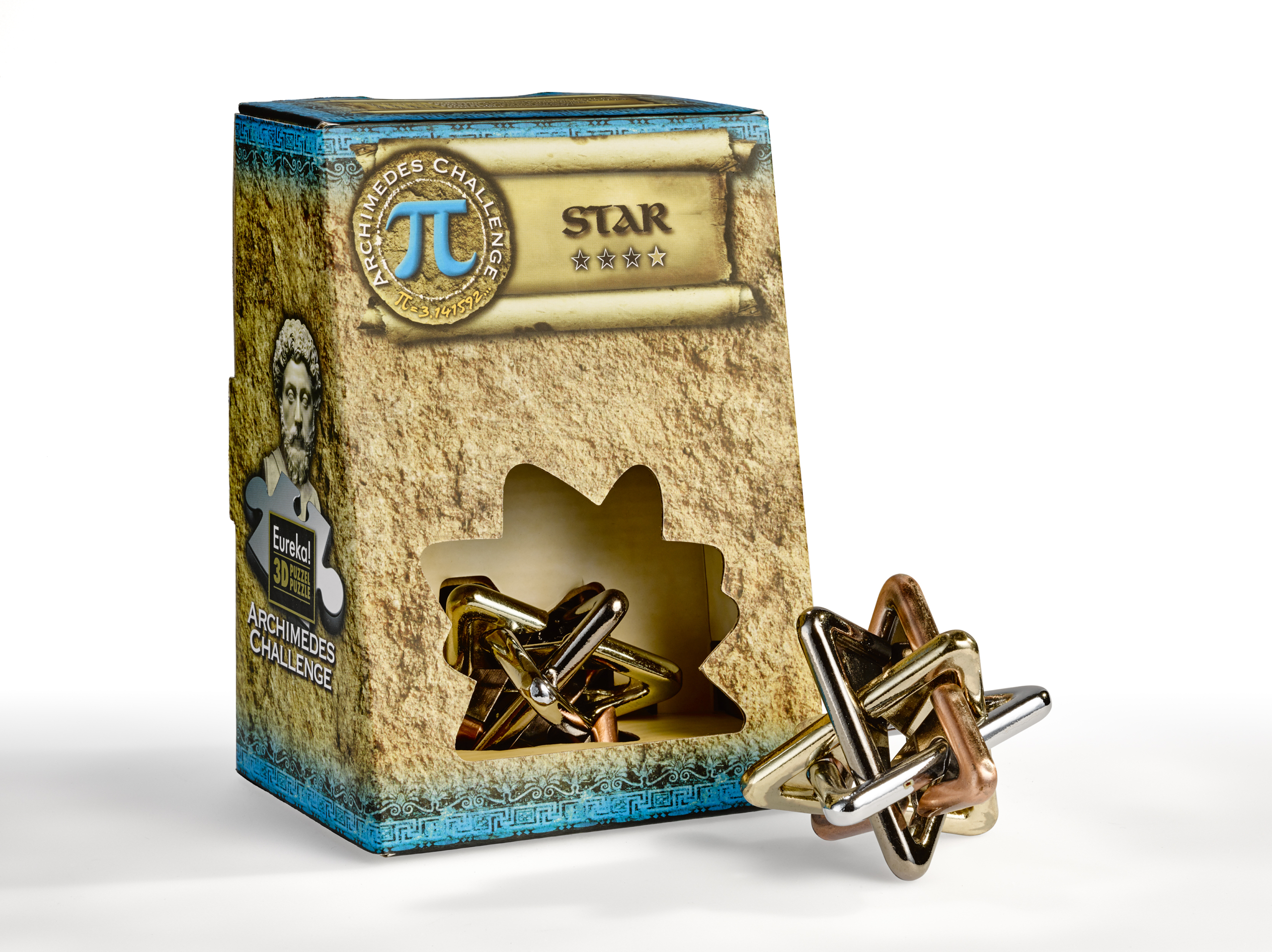 Archimedes' Star Puzzle und Verpackung