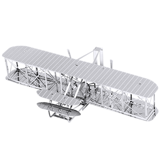 Zusammengebauter Gebrüder Wright Flieger