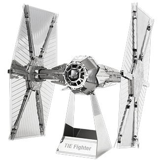 Zusammengebauter Tie Fighter