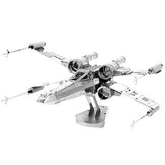 Zusammengebauter X-Wing Star Fighter