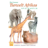 Schachtel der Spielkarten Tierwelt Afrikas