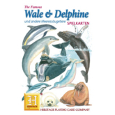 Schachtel der Spielkarten Wale und Delphine