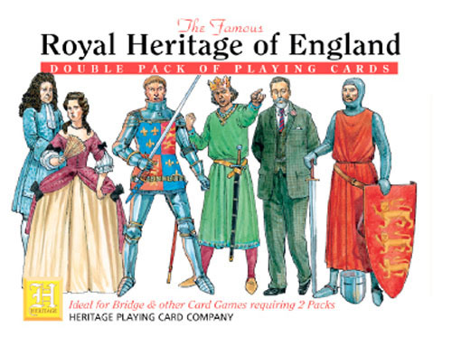 Schachtel von Spielkarten Royal Heritage of England