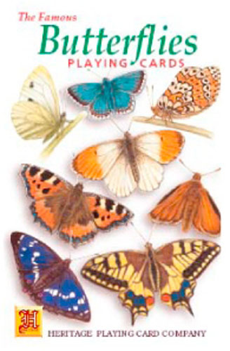 Schachtel von Spielkarten Butterflies