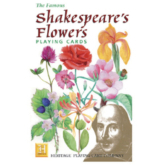 Schachtel von Spielkarten Shakespeare's Flowers