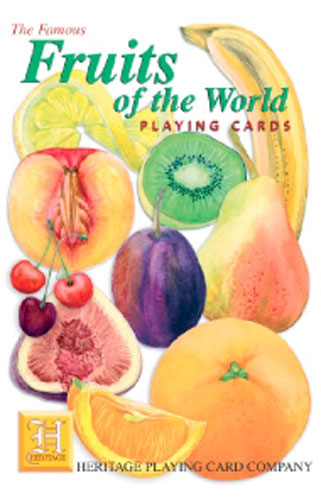 Schachtel von Spielkarten Fruits of the World