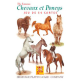 Schachtel von Spielkarten Chevaux et Poneys