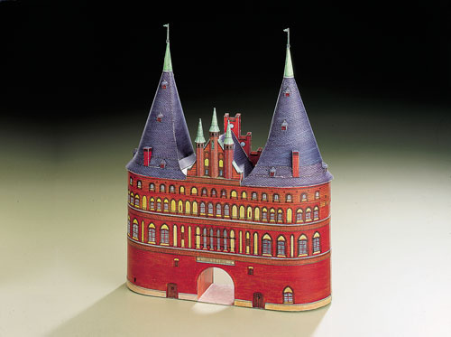 Schreiberbogen: Holstentor Lübeck