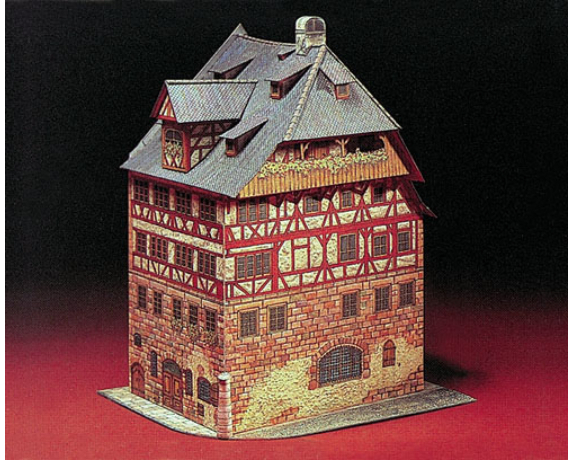 Albrecht-Dürer-Haus - Papier Modell