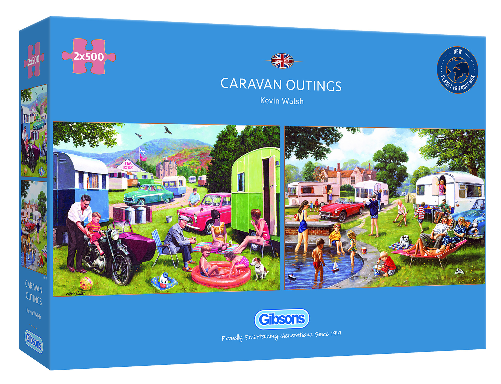 Caravan Outings Puzzle Schachtel