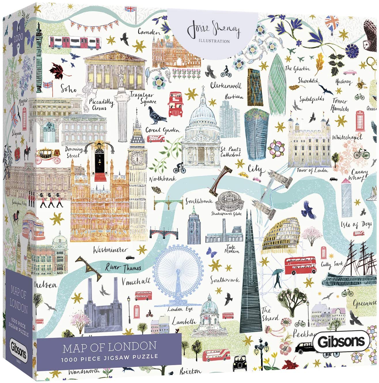 Map of London Puzzle Schachtel