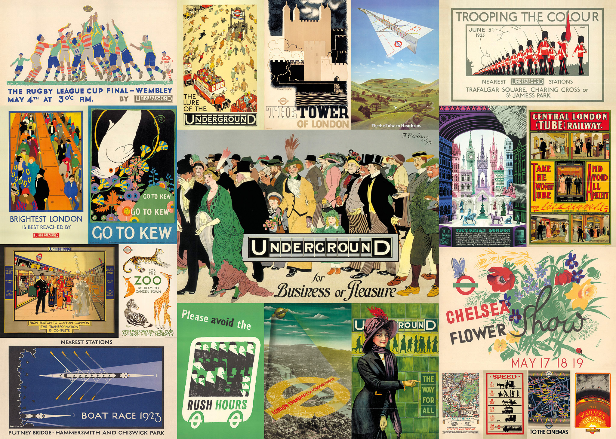 TFL Heritage Posters 1000