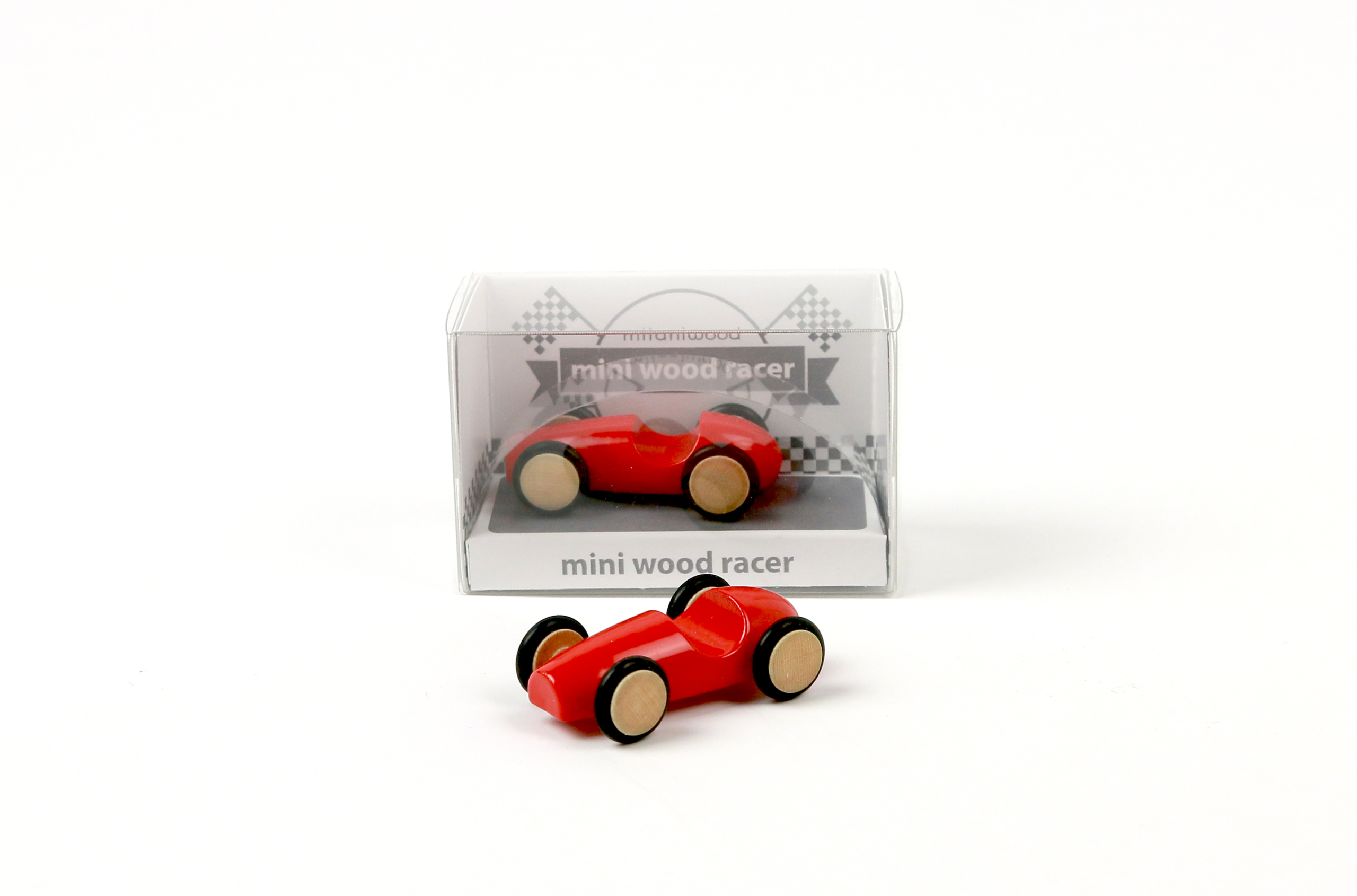 Mini Wood Racer – rot