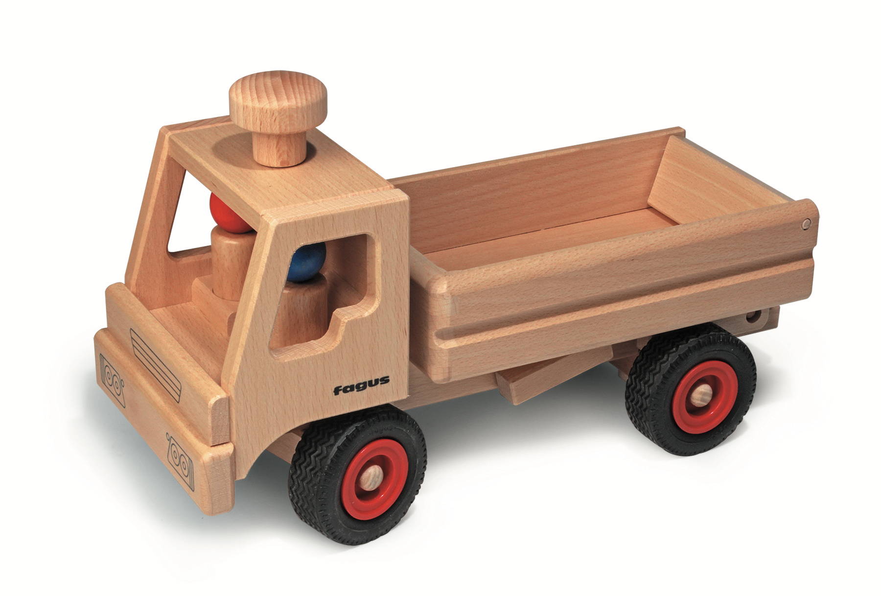 LKW-Kipper aus Holz