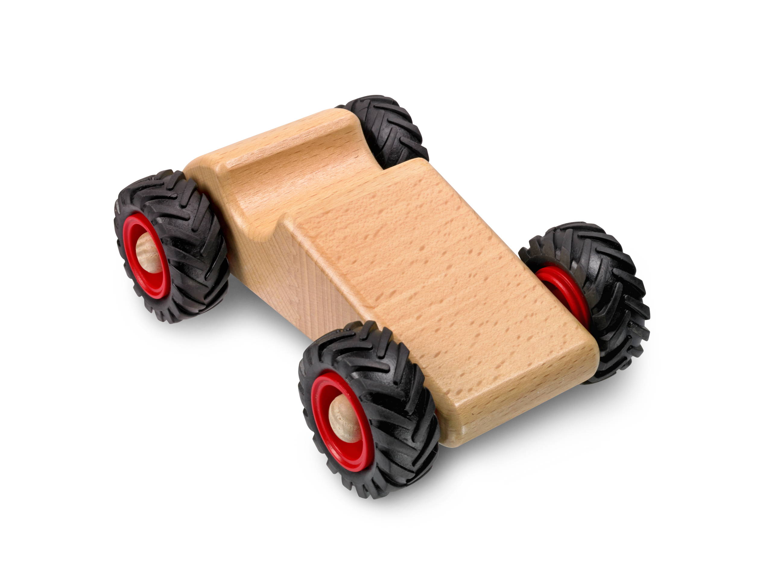 Kubbelauto aus Holz Speedy