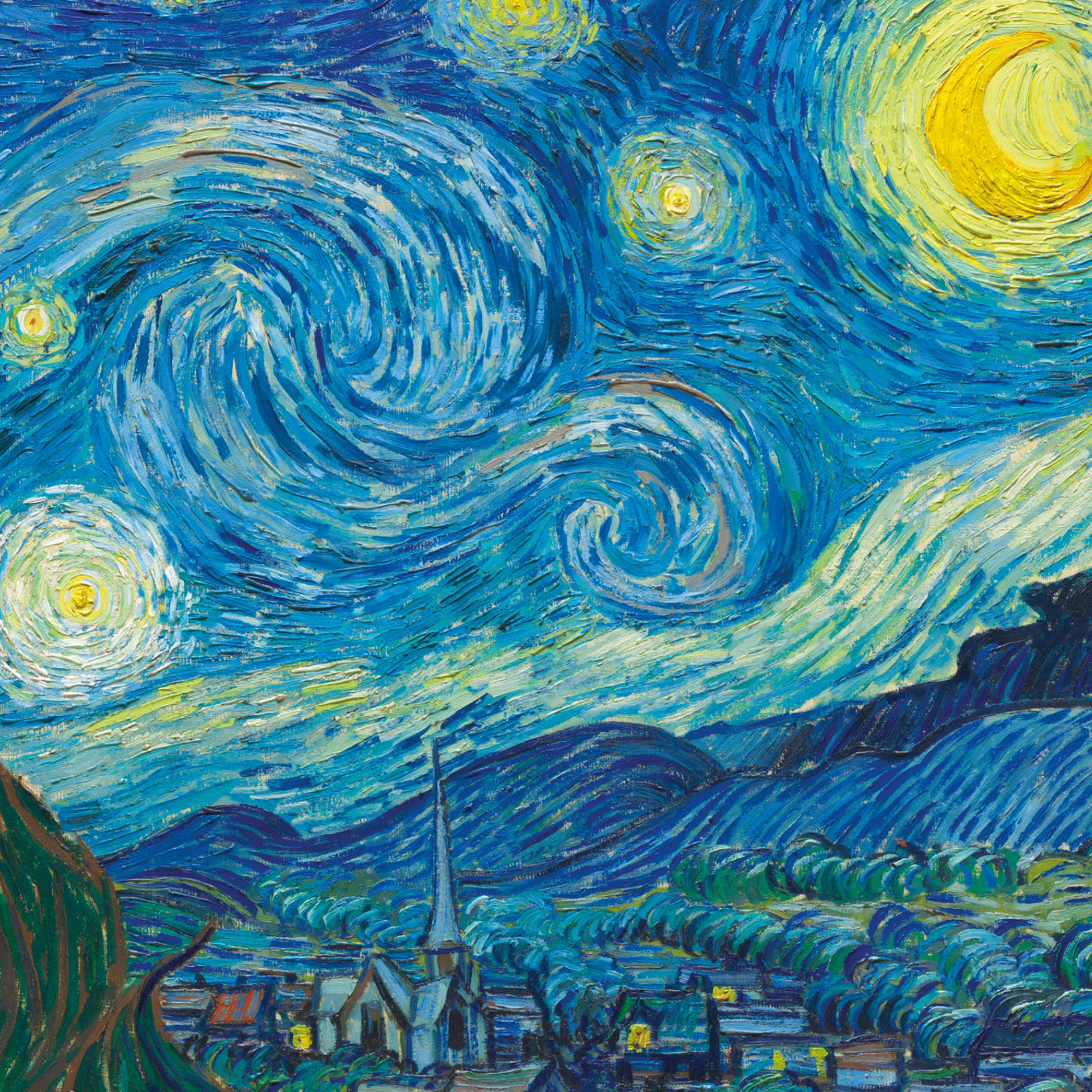 Q Puzzle – Art 08 (Sternennacht von Vincent van Gogh)