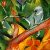 Q Puzzle – Art 09 (Das Äffchen von Franz Marc)