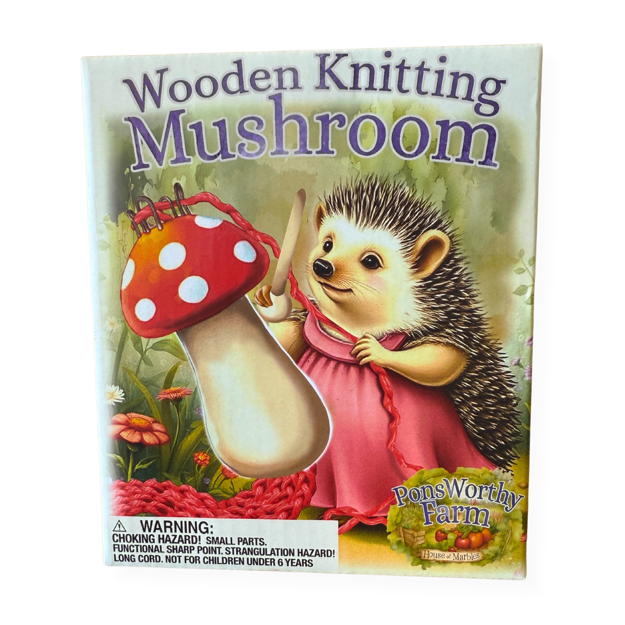 Wooden Knitting Mushroom – Strickliesel