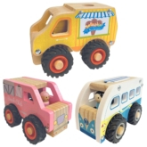 Wooden Beach Bound Vehicles