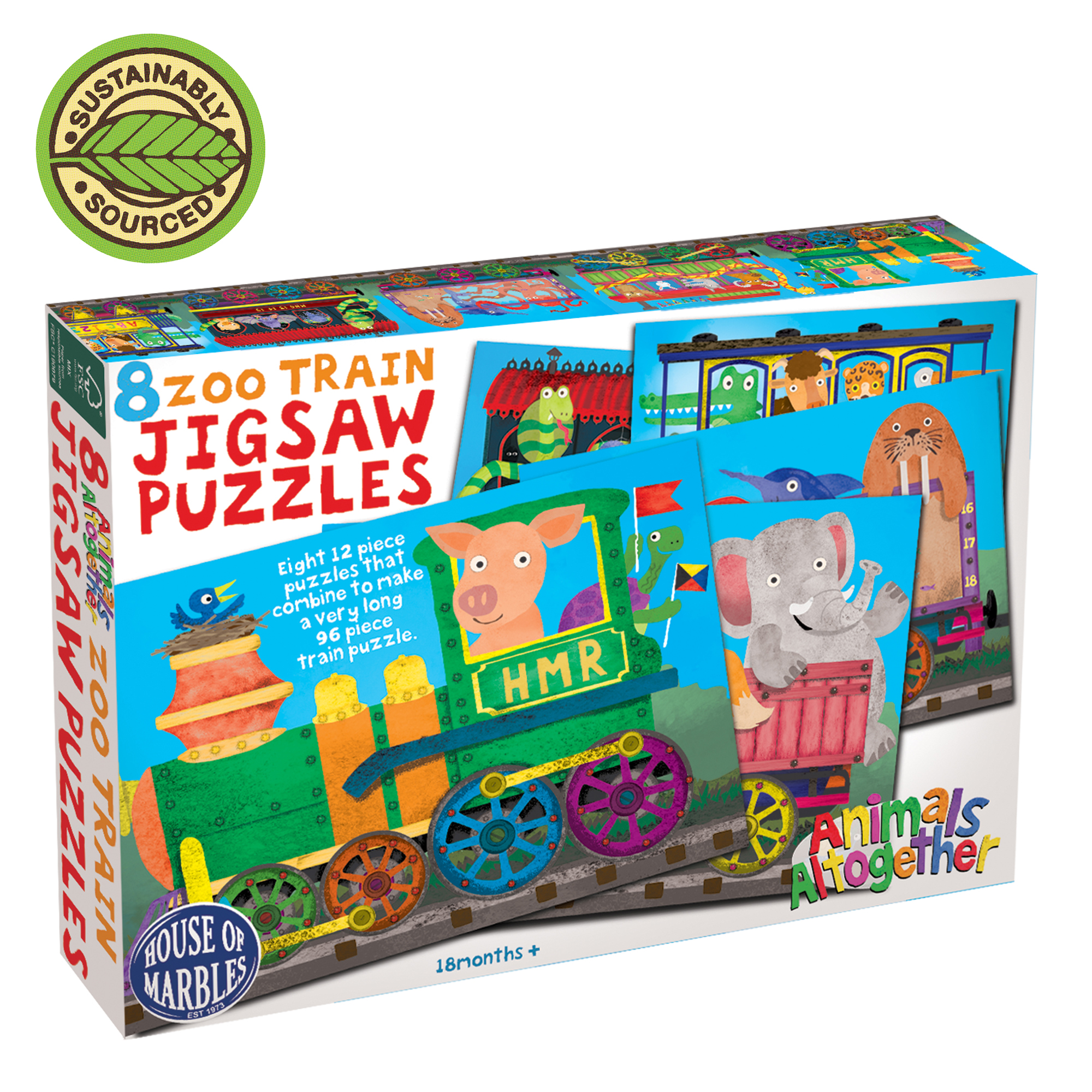 Zoo Train Jigsaw Puzzles
