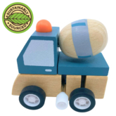 Wooden Clockwork Construction Vehicles