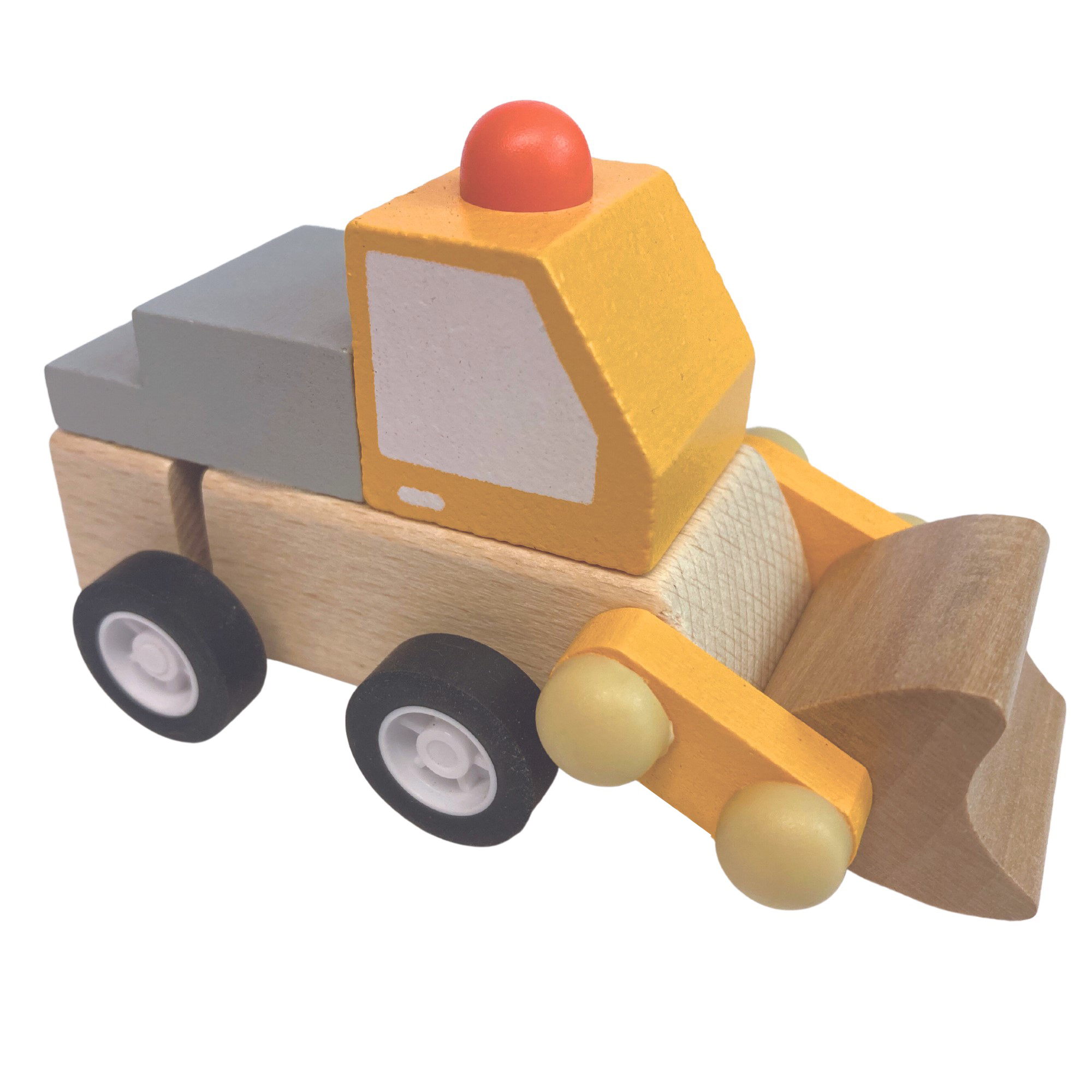 Wooden Clockwork Construction Vehicles