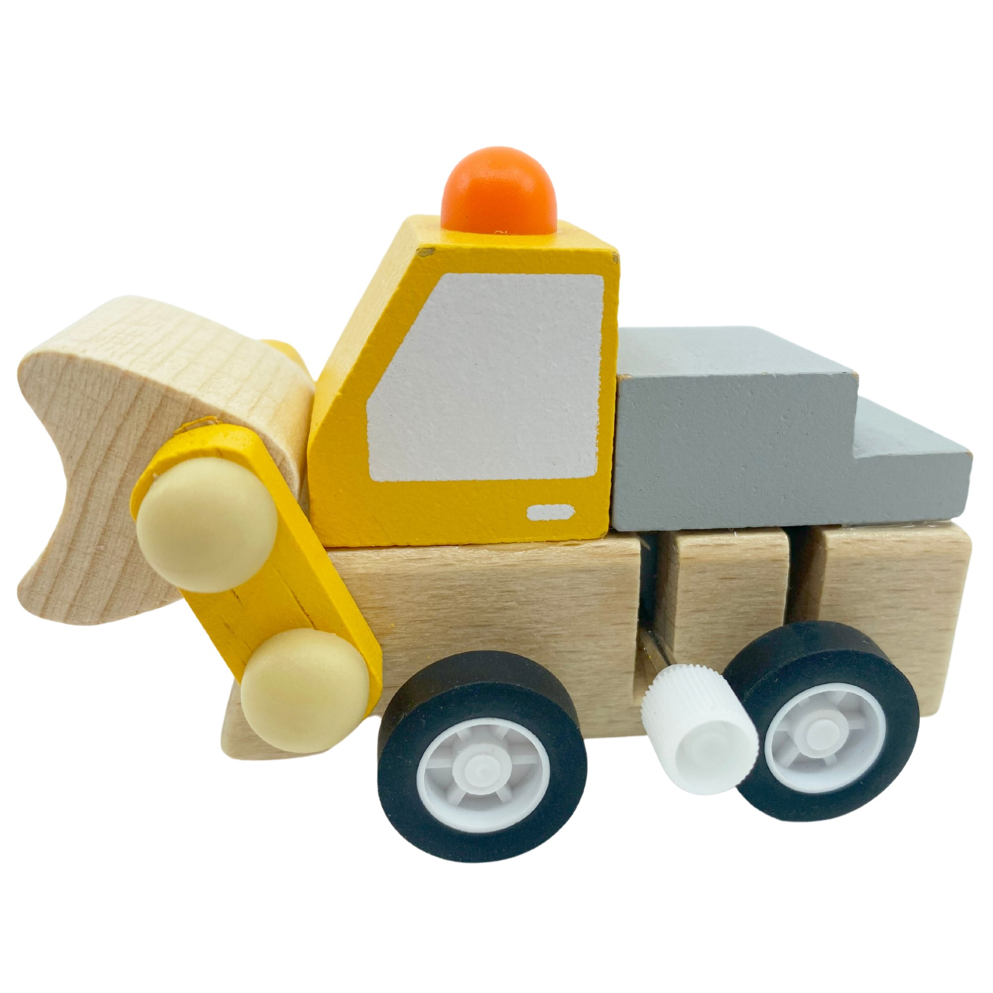 Wooden Clockwork Construction Vehicles