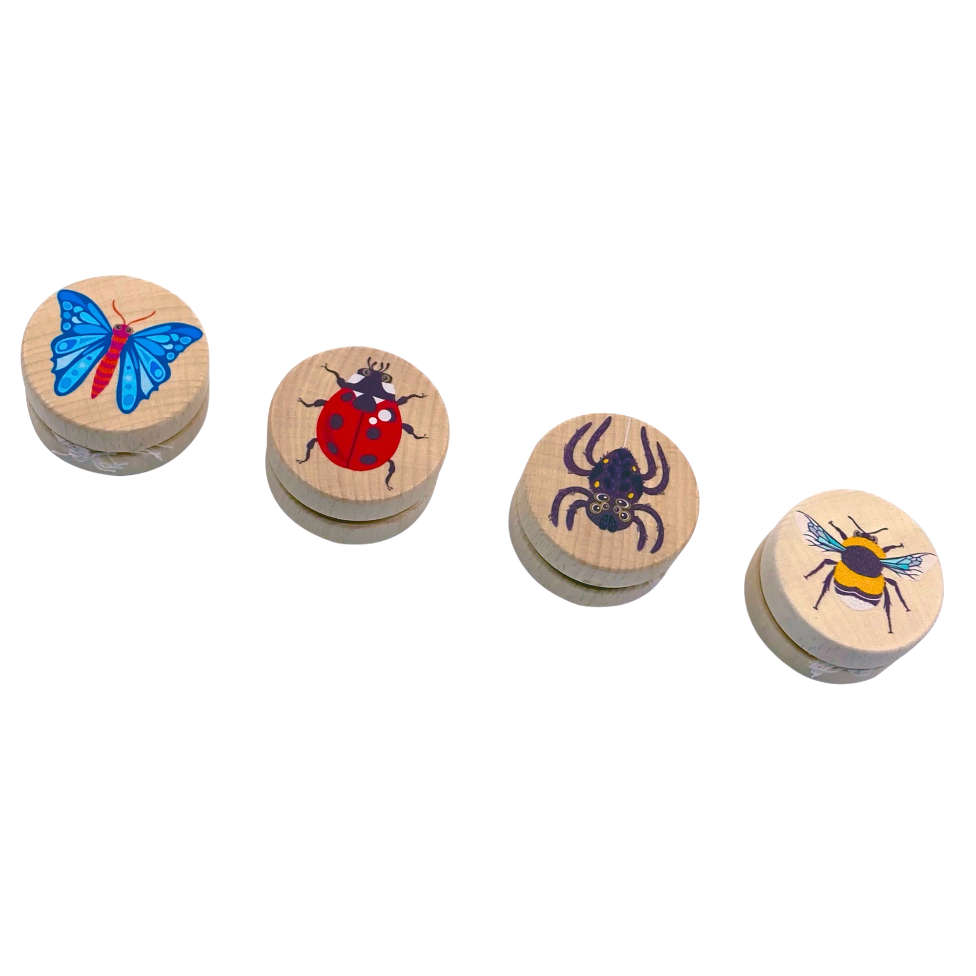 Wooden Insect Yo-Yos