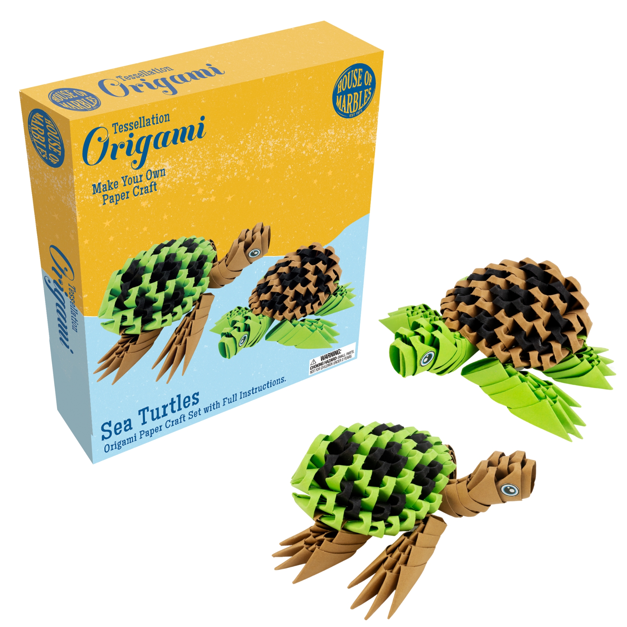 Origami Paper Craft Set – Turtles / Schildkröte