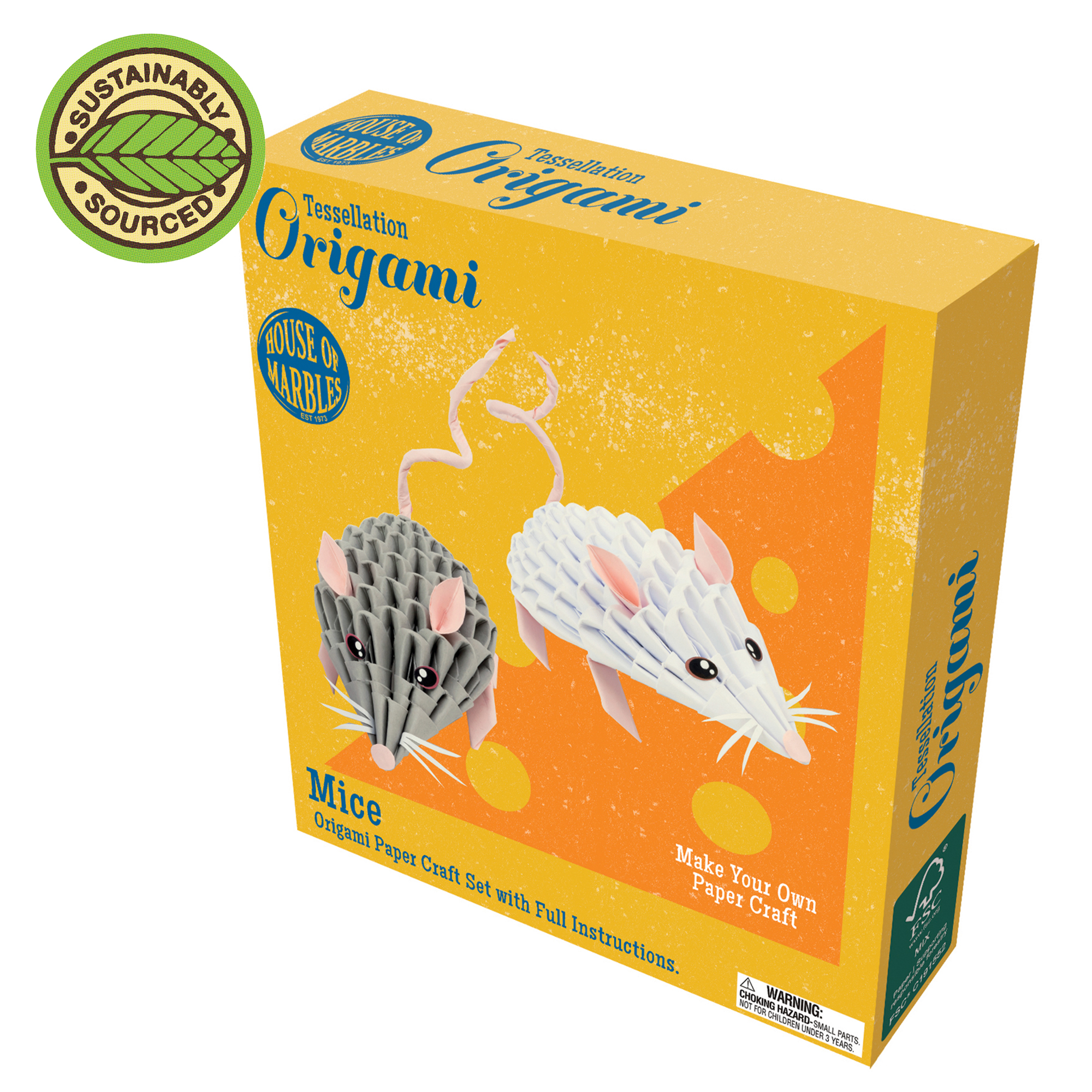 Origami Paper Craft Set – Mice / Mäuse