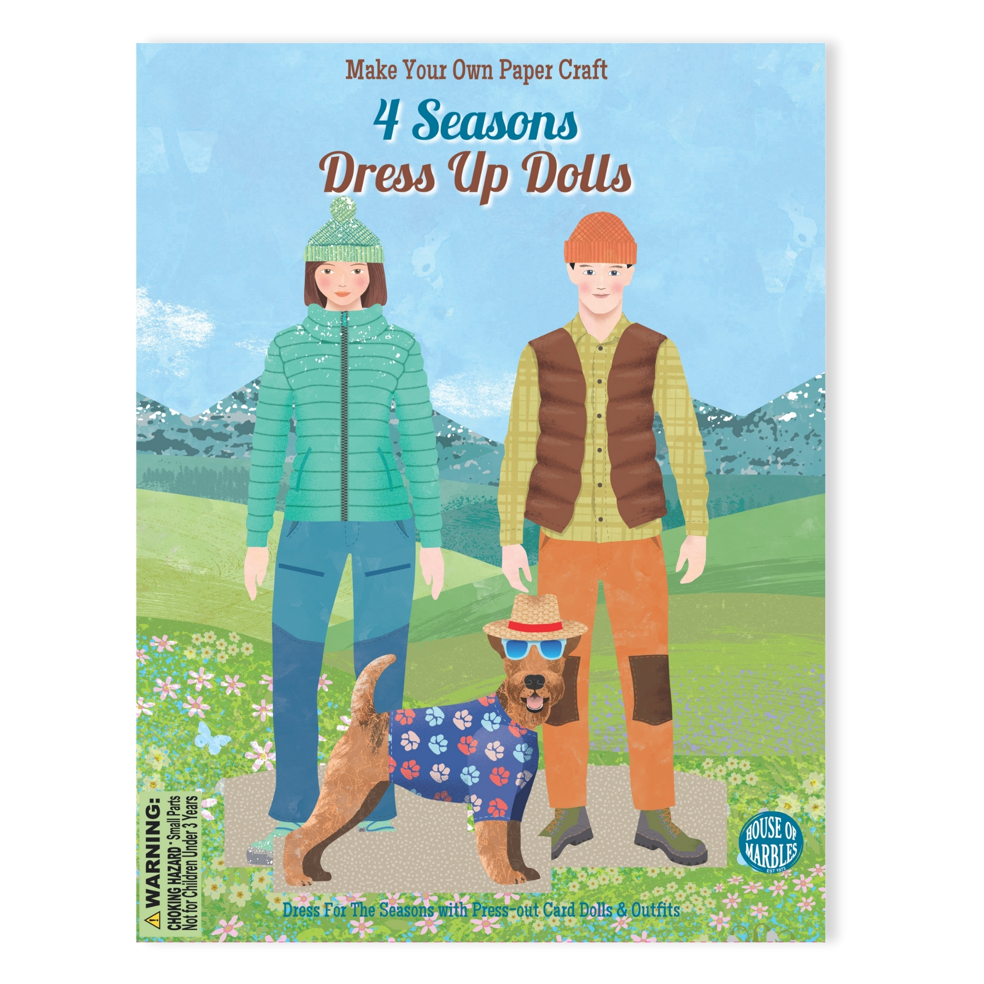 Seasons Dress-Up Paper Dolls