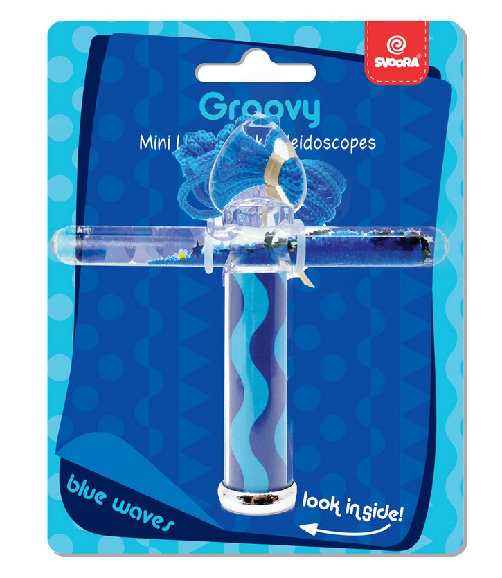 Mini Liquid Stick Kaleidoskop – Groovy – Blue Waves