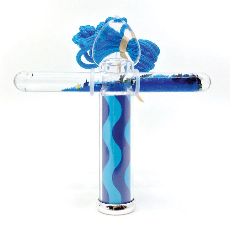 Mini Liquid Stick Kaleidoskop – Groovy – Blue Waves