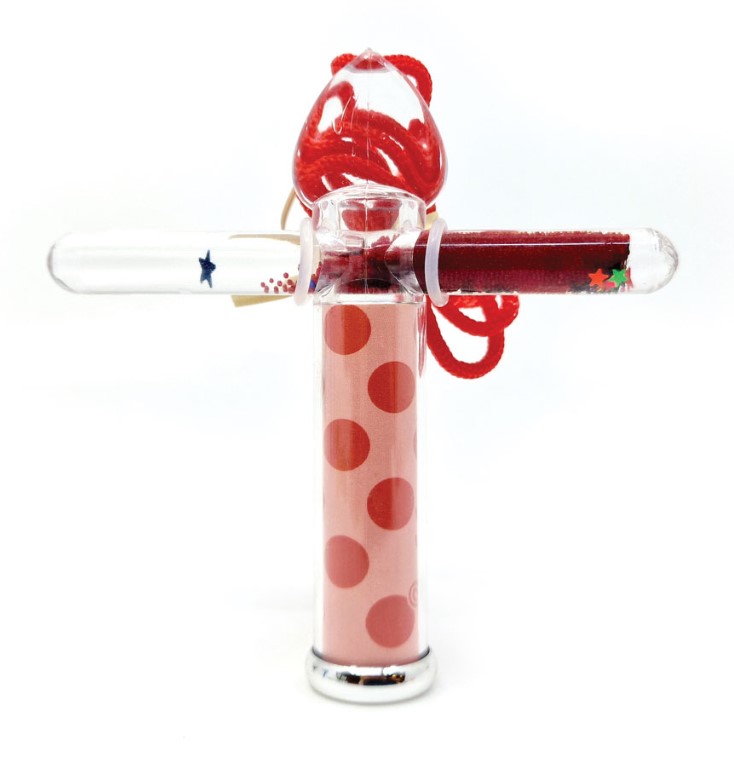 Mini Liquid Stick Kaleidoskop – Groovy – Red Dots