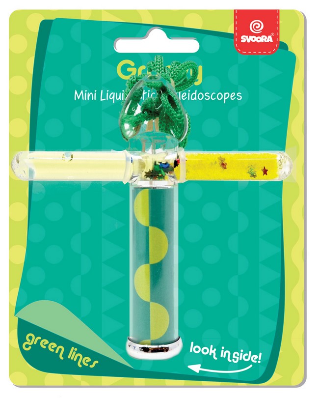 Mini Liquid Stick Kaleidoskop – Groovy – Green Lights
