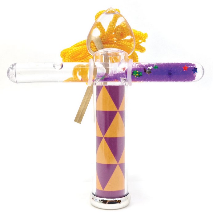 Mini Liquid Stick Kaleidoskop – Groovy – Purple Triangles