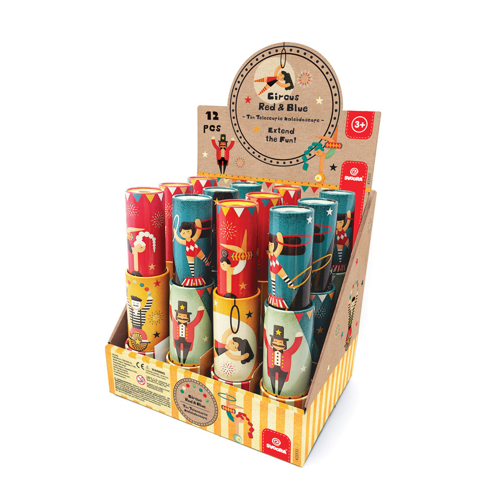 Tin Telescopic Kaleidoscopes – Circus