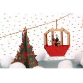 Gondel – 3D Deko Grusskarte