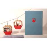 Gondel – 3D Deko Grusskarte