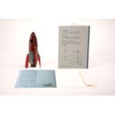Rakete – 3D Deko Grusskarte