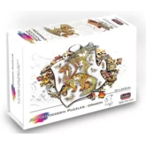 Wooden Rainbow Puzzle – Drachen/Dragon