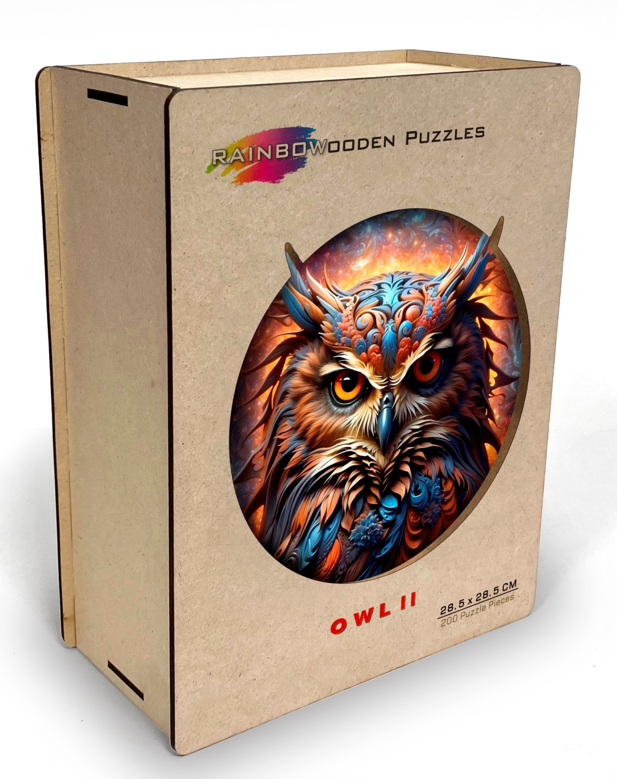 RainboWooden Puzzle – Owl II/Eule II – MDF-Box – 200