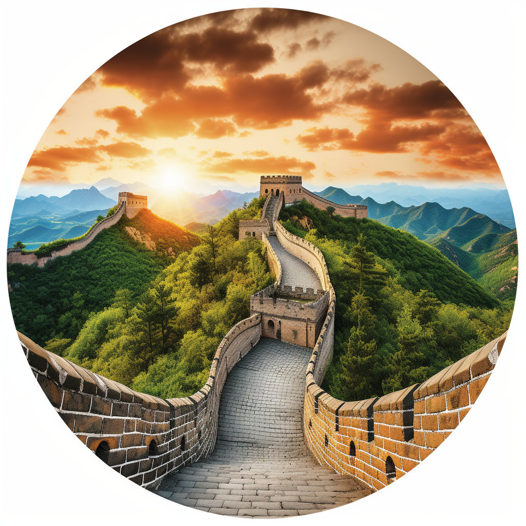 RainboWooden Puzzle – Great Wall/Chinesische Mauer – MDF-Box – 200