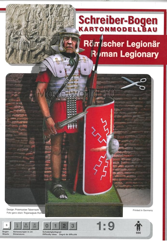 Römischer Legionär – Papier Modell